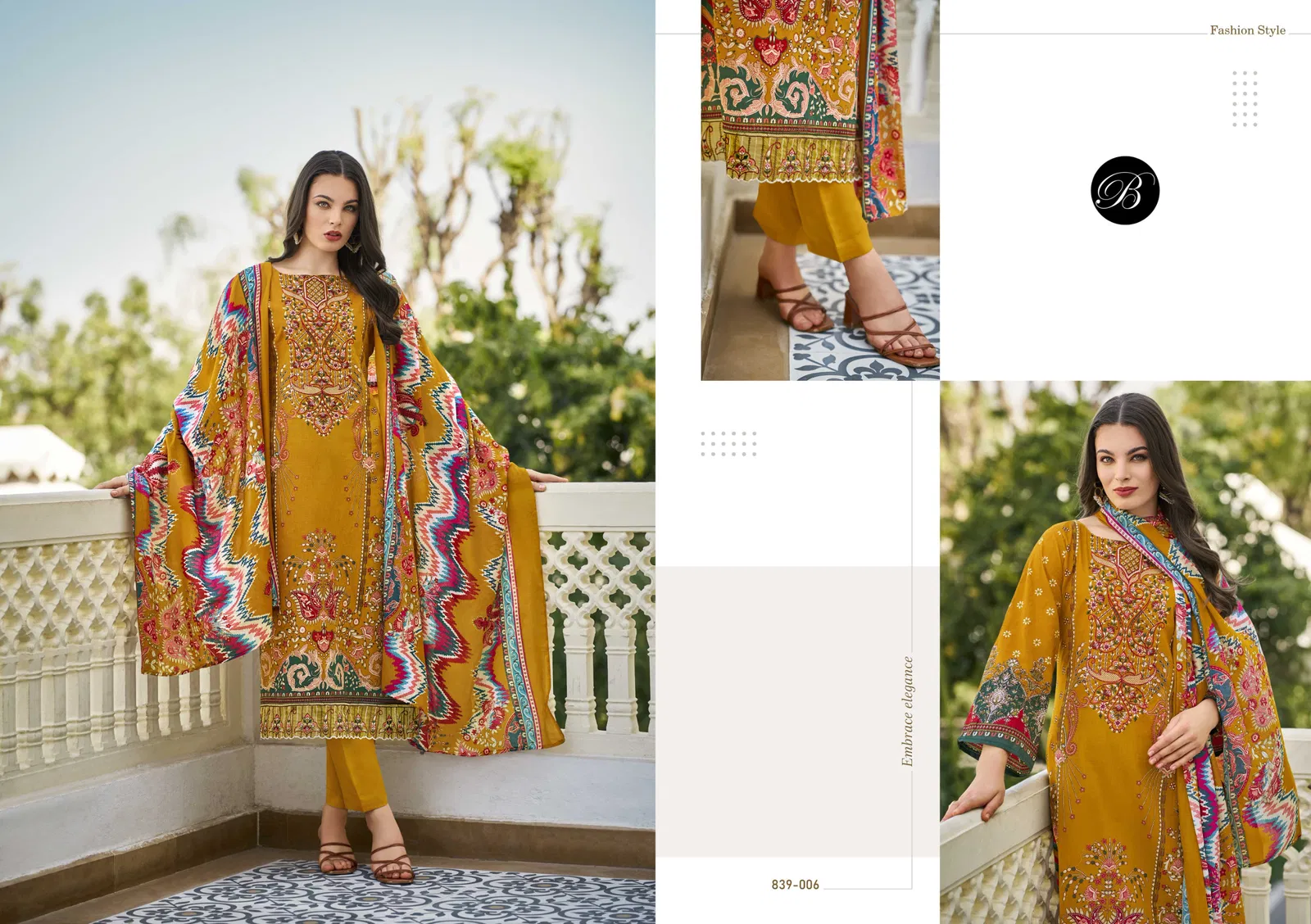 Almarina Vol 3 By Belliza Cotton Digital Printed Dress Material Orders In India